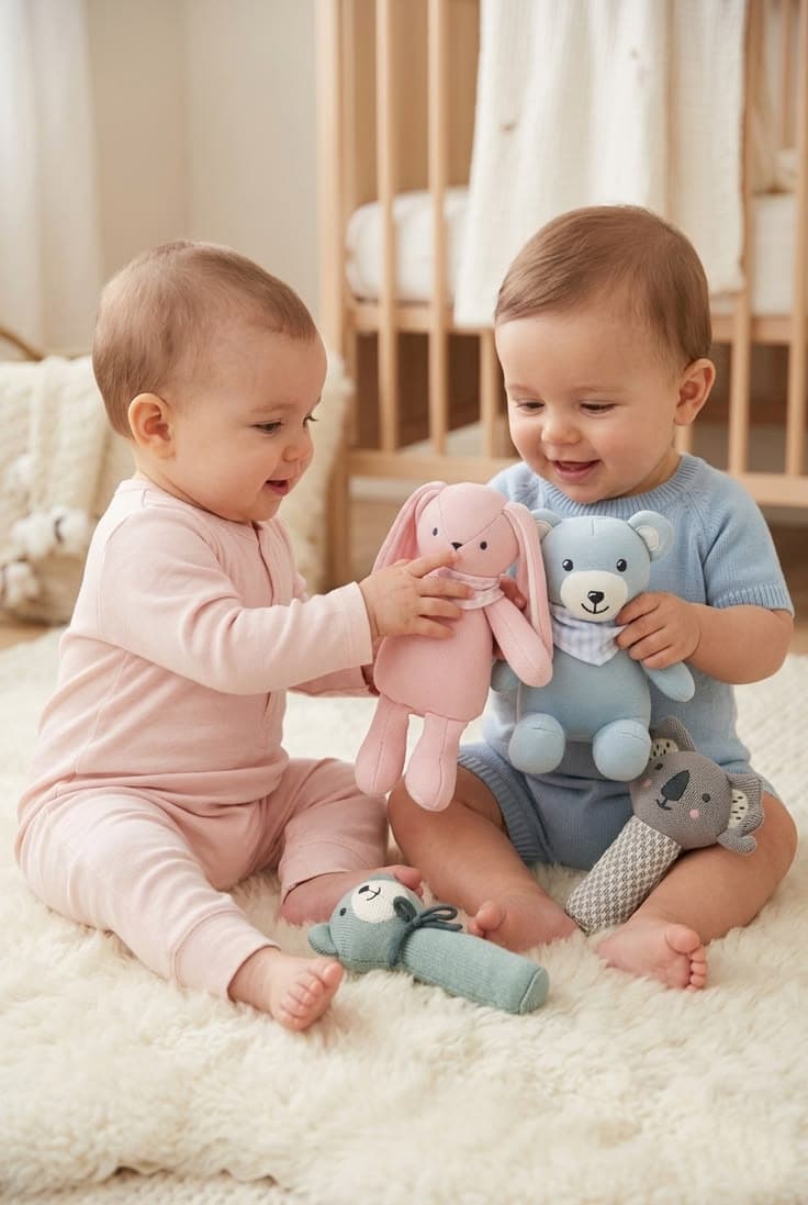 Twin babies
